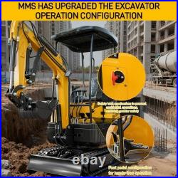 Free Ship 1.6T Mini Excavator B&S Hydraulic Pilot /10 Attachments/Side Swing Free Ship 1.6T Mini Excavator B&S Hydraulic Pilot /10 Attachments/Side Swing