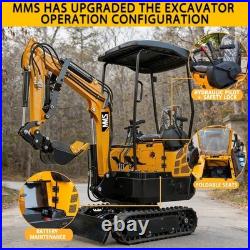 Free Ship 1.6T Mini Excavator B&S Hydraulic Pilot /10 Attachments/Side Swing Free Ship 1.6T Mini Excavator B&S Hydraulic Pilot /10 Attachments/Side Swing