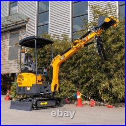 Free Ship 1.6T Mini Excavator B&S Hydraulic Pilot /10 Attachments/Side Swing Free Ship 1.6T Mini Excavator B&S Hydraulic Pilot /10 Attachments/Side Swing