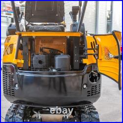 Free Ship 1.6T Mini Excavator B&S Hydraulic Pilot /10 Attachments/Side Swing Free Ship 1.6T Mini Excavator B&S Hydraulic Pilot /10 Attachments/Side Swing