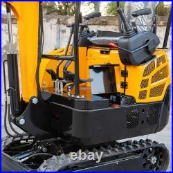 Free Ship 1.6T Mini Excavator B&S Hydraulic Pilot /10 Attachments/Side Swing Free Ship 1.6T Mini Excavator B&S Hydraulic Pilot /10 Attachments/Side Swing