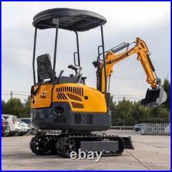 Free Ship 1.6T Mini Excavator B&S Hydraulic Pilot /10 Attachments/Side Swing Free Ship 1.6T Mini Excavator B&S Hydraulic Pilot /10 Attachments/Side Swing