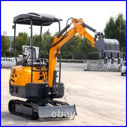 Free Ship 1.6T Mini Excavator B&S Hydraulic Pilot /10 Attachments/Side Swing Free Ship 1.6T Mini Excavator B&S Hydraulic Pilot /10 Attachments/Side Swing