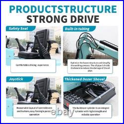 Free Ship 4000lb Mini Excavator Kubota Epa Engine with 11 attachments