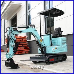 Free Ship 4000lb Mini Excavator Kubota Epa Engine with 11 attachments