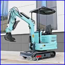 Free Ship 4000lb Mini Excavator Kubota Epa Engine with 11 attachments