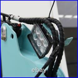 Free Ship 4000lb Mini Excavator Kubota Epa Engine with 11 attachments