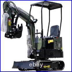 Free Ship Mini Excavator 1 Ton Digger 13.5hp Gas Tracked Crawler B&S EPA Engine