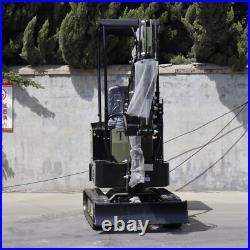 Free Ship Mini Excavator 1 Ton Digger 13.5hp Gas Tracked Crawler B&S EPA Engine