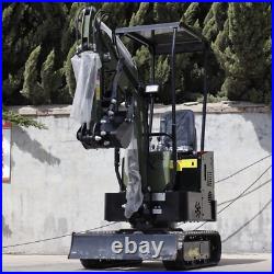 Free Ship Mini Excavator 1 Ton Digger 13.5hp Gas Tracked Crawler B&S EPA Engine