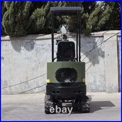Free Ship Mini Excavator 1 Ton Digger 13.5hp Gas Tracked Crawler B&S EPA Engine