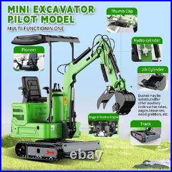 Free Ship Mini Excavator 1 Ton Digger 13.5hp Gas Tracked Crawler B&S EPA Engine Free Ship Mini Excavator 1 Ton Digger 13.5hp Gas Tracked Crawler B&S EPA Engine