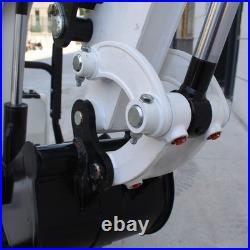Free Ship Mini Excavator Hydraulic Thumb Clamp White Diggers with B&S Engine