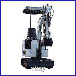 Free Ship Mini Excavator Hydraulic Thumb Clamp White Diggers with B&S Engine