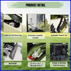 Free Ship TYPHON Terror XIII 1.3 Ton Mini Excavator 13 Attachments Forklift Rake Free Ship TYPHON Terror XIII 1.3 Ton Mini Excavator 13 Attachments Forklift Rake