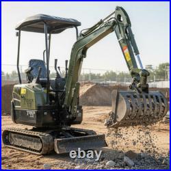 Free Ship TYPHON Terror XIII 1.3 Ton Mini Excavator 13 Attachments Forklift Rake Free Ship TYPHON Terror XIII 1.3 Ton Mini Excavator 13 Attachments Forklift Rake