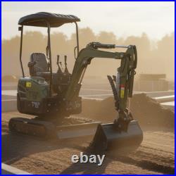 Free Ship TYPHON Terror XIII 1.3 Ton Mini Excavator 13 Attachments Forklift Rake Free Ship TYPHON Terror XIII 1.3 Ton Mini Excavator 13 Attachments Forklift Rake