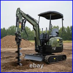 Free Ship TYPHON Terror XIII 1.3 Ton Mini Excavator 13 Attachments Forklift Rake Free Ship TYPHON Terror XIII 1.3 Ton Mini Excavator 13 Attachments Forklift Rake