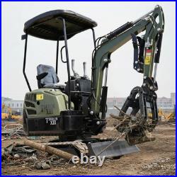 Free Ship TYPHON Terror XIII 1.3 Ton Mini Excavator 13 Attachments Forklift Rake Free Ship TYPHON Terror XIII 1.3 Ton Mini Excavator 13 Attachments Forklift Rake