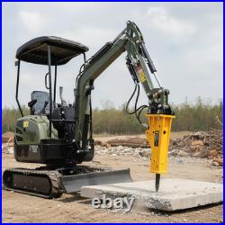 Free Ship TYPHON Terror XIII 1.3 Ton Mini Excavator 13 Attachments Forklift Rake Free Ship TYPHON Terror XIII 1.3 Ton Mini Excavator 13 Attachments Forklift Rake