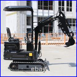 Free Ship cheapest Mini Excavator 13.5HP 2000Lbs Tracked Crawler Garden Farm