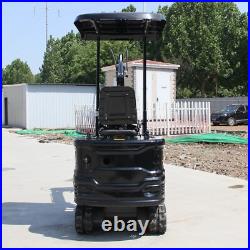 Free Ship cheapest Mini Excavator 13.5HP 2000Lbs Tracked Crawler Garden Farm