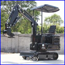 Free Ship cheapest Mini Excavator 13.5HP 2000Lbs Tracked Crawler Garden Farm