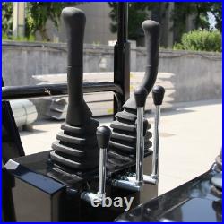 Free Ship cheapest Mini Excavator 13.5HP 2000Lbs Tracked Crawler Garden Farm