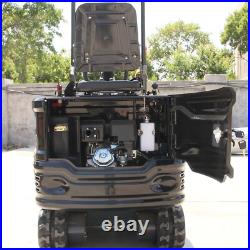 Free Ship cheapest Mini Excavator 13.5HP 2000Lbs Tracked Crawler Garden Farm