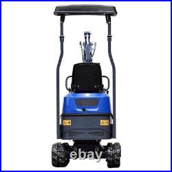 Free Shipping 13.5HP Mini Excavator 1 TON B&S EPA Engine Hydraulic Thumb Digger