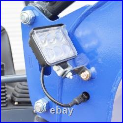 Free Shipping 13.5HP Mini Excavator 1 TON B&S EPA Engine Hydraulic Thumb Digger