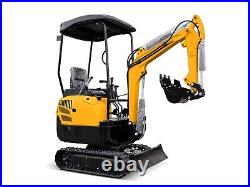 Free Shipping 1500kg Mini Crawler Excavator Small Digger with Gas Engine