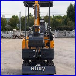 Free Shipping 1500kg Mini Crawler Excavator Small Digger with Gas Engine