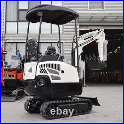 Free Shipping 1500kg Mini Crawler Excavator Small Digger with Gas Engine