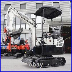 Free Shipping 1500kg Mini Crawler Excavator Small Digger with Gas Engine