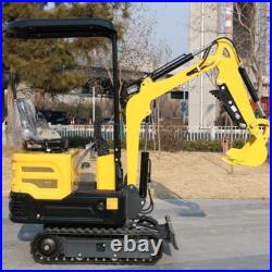 Free Shipping 1Ton Mini Excavator Hydraulic USA Garden Gasoline Crawler Digger