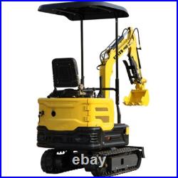 Free Shipping 1Ton Mini Excavator Hydraulic USA Garden Gasoline Crawler Digger