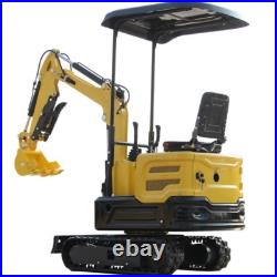 Free Shipping 1Ton Mini Excavator Hydraulic USA Garden Gasoline Crawler Digger