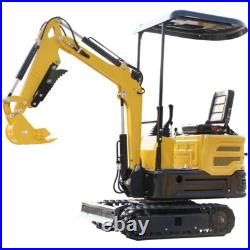 Free Shipping 1Ton Mini Excavator Hydraulic USA Garden Gasoline Crawler Digger