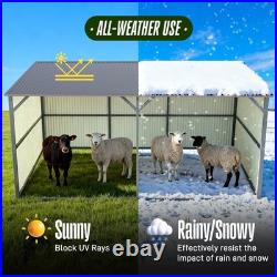 Free Shipping 20'x12' Galvanized Metal Livestock Shelter Building for Farm USA