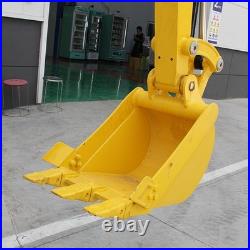 Free Shipping 3.5T Mini Excavator with Hydraulic Thumb, 25HP Kubota Diesel Engine