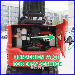 Free Shipping Hydraulic Thumb 1.4ton Mini Excavator Diesel Kubota 11.5HP Garden