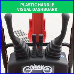 Free Shipping Hydraulic Thumb 1.4ton Mini Excavator Diesel Kubota 11.5HP Garden