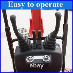 Free Shipping Hydraulic Thumb 1ton Mini Excavator Diesel Kubota 11.5HP US Stock