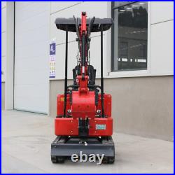 Free Shipping Hydraulic Thumb 1ton Mini Excavator Diesel Kubota 11.5HP US Stock