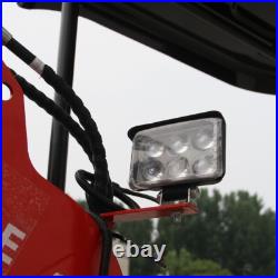 Free Shipping Hydraulic Thumb 1ton Mini Excavator Diesel Kubota 11.5HP US Stock