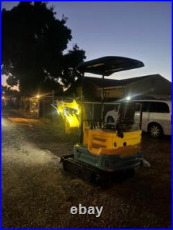 Free Shipping Mini Excavator Garden Gasoline USA Inventory 13.5HP Crawler Digger