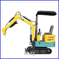 Free Shipping Mini Excavator Garden Gasoline USA Inventory 13.5HP Crawler Digger