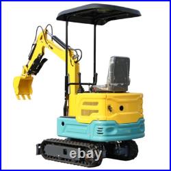Free Shipping Mini Excavator Garden Gasoline USA Inventory 13.5HP Crawler Digger