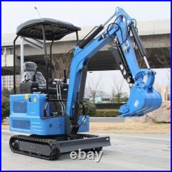 Free Shipping Mini Excavator Kubota Hydraulic Thumb Crawler 1.8 Ton USA 11.5HP